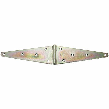 NATIONAL 4.60 In. x 12 In. Zinc Heavy-Duty Strap Hinge N127910